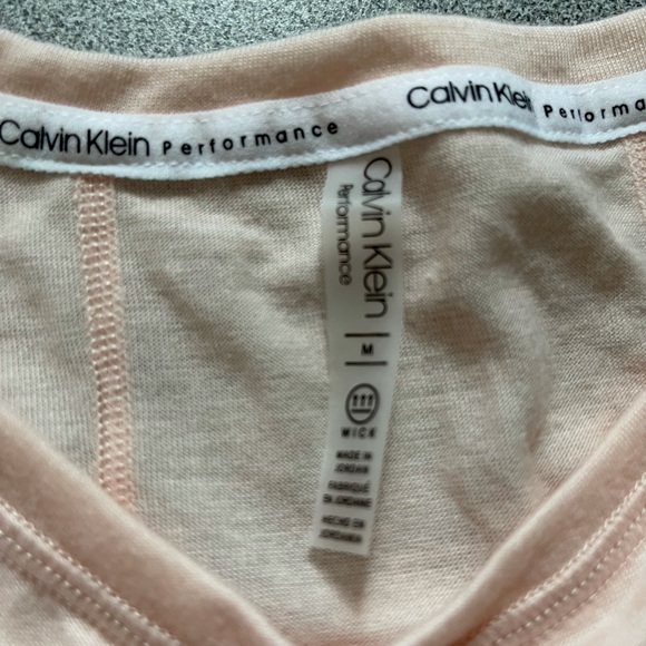 Calvin Klein Performance Peach Sleeveless Top M - Picture 6 of 9